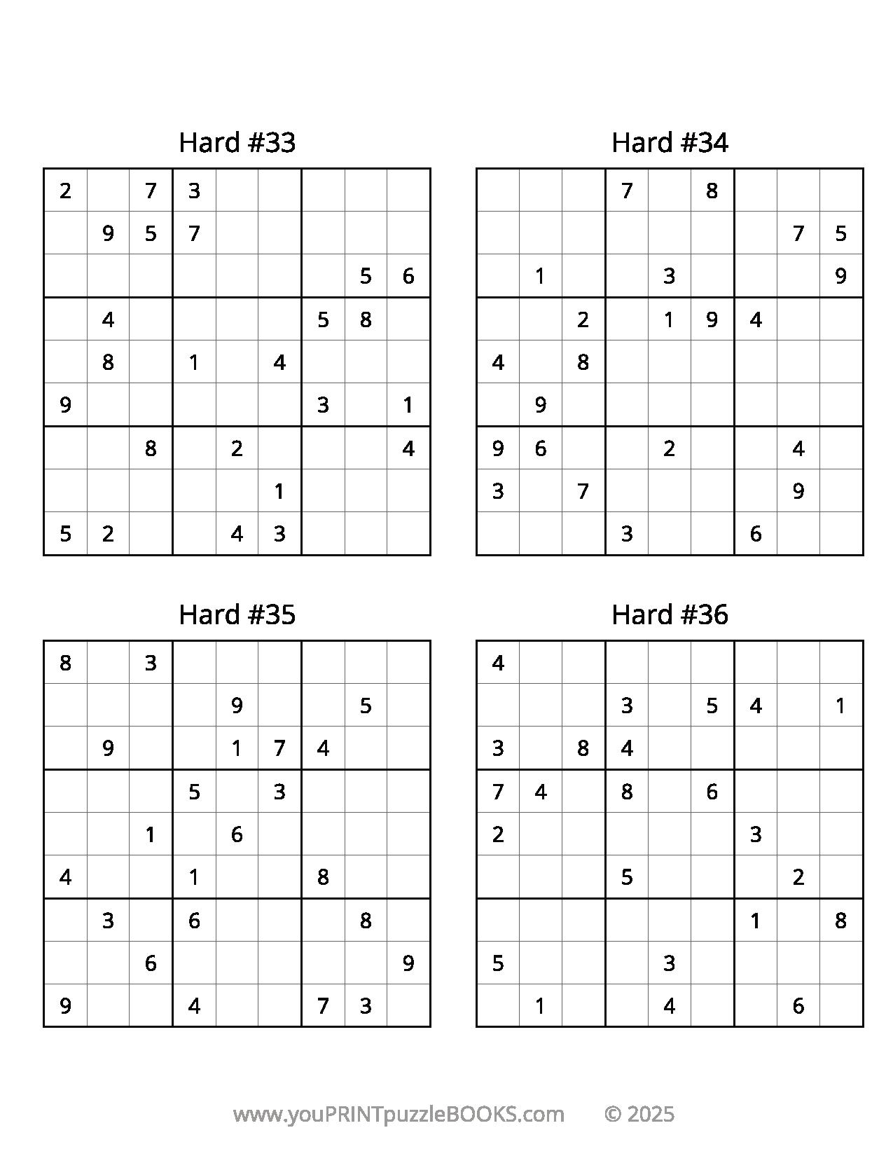 Sudoku Hard