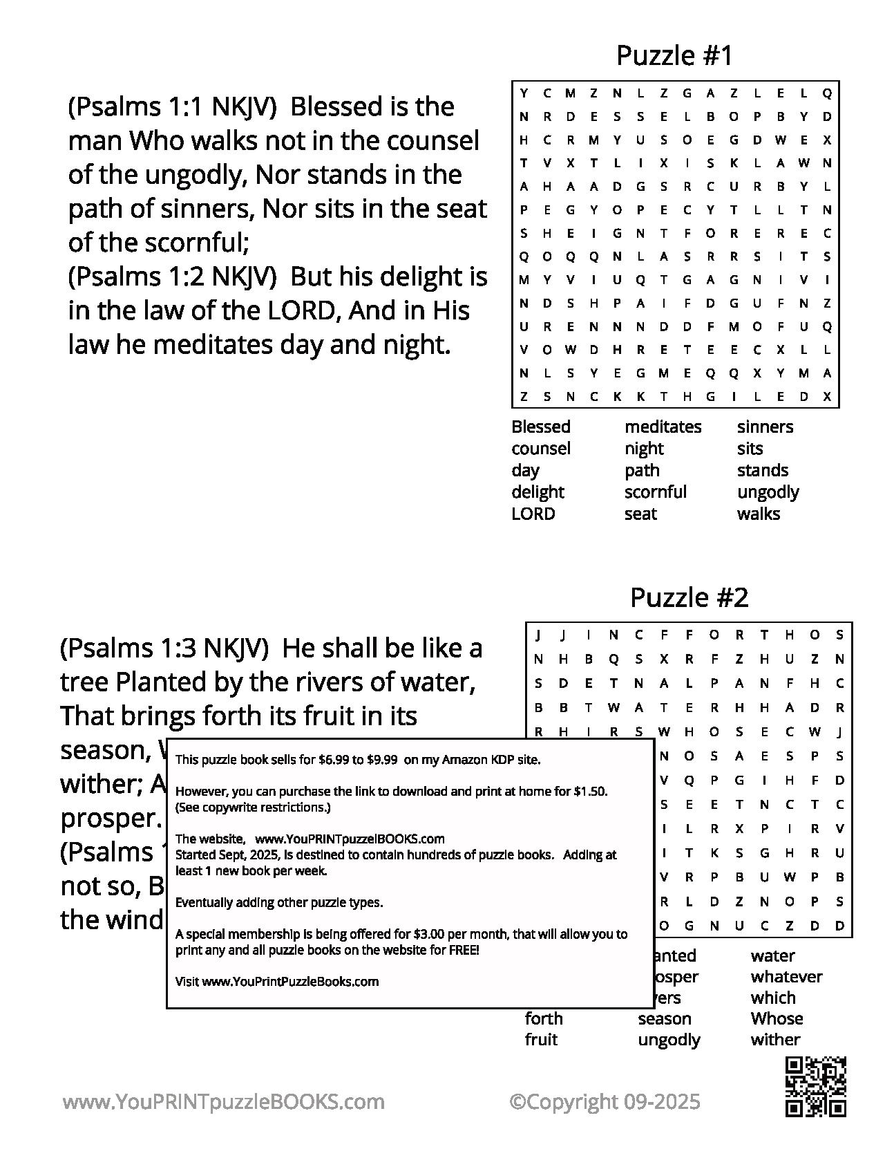 Psalms Project Volume 1